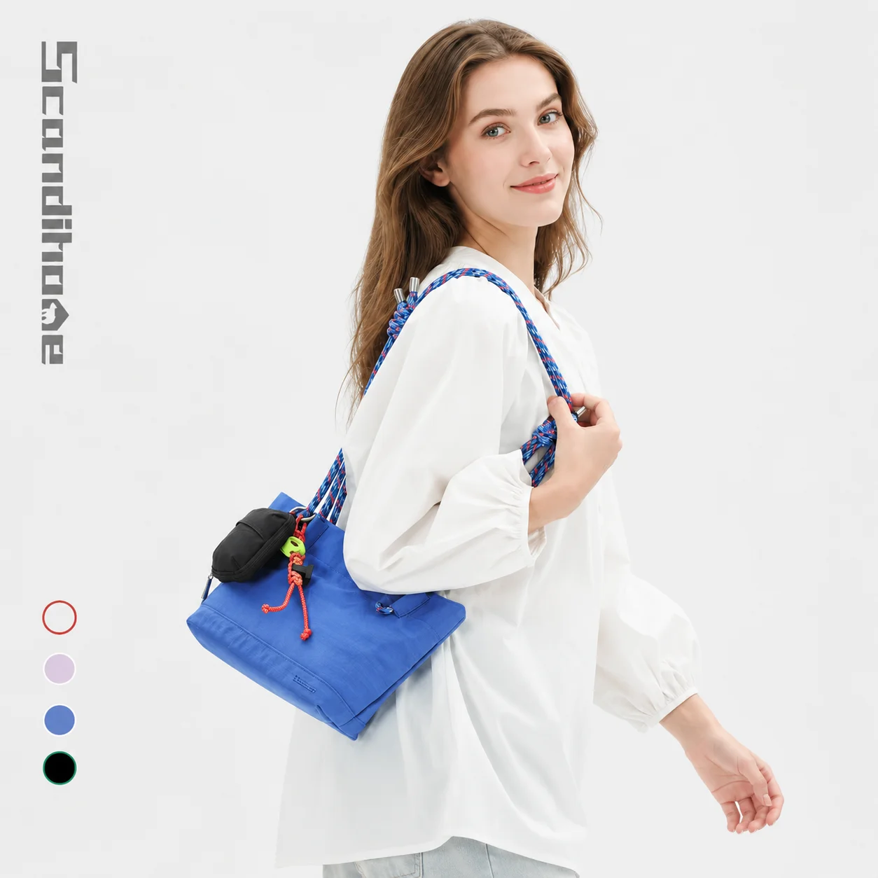Mini Knot Tote Bag for Women 3L Small Nylon Handbag Waterproof Shoulder Bag Multi-way Crossbody Purse with Partitioned Pockets
Mini Knot Tote Bag for Women 3L Small Nylon Handbag Waterproof Shoulder Bag Multi-way Crossbody Purse with Partitioned Pockets