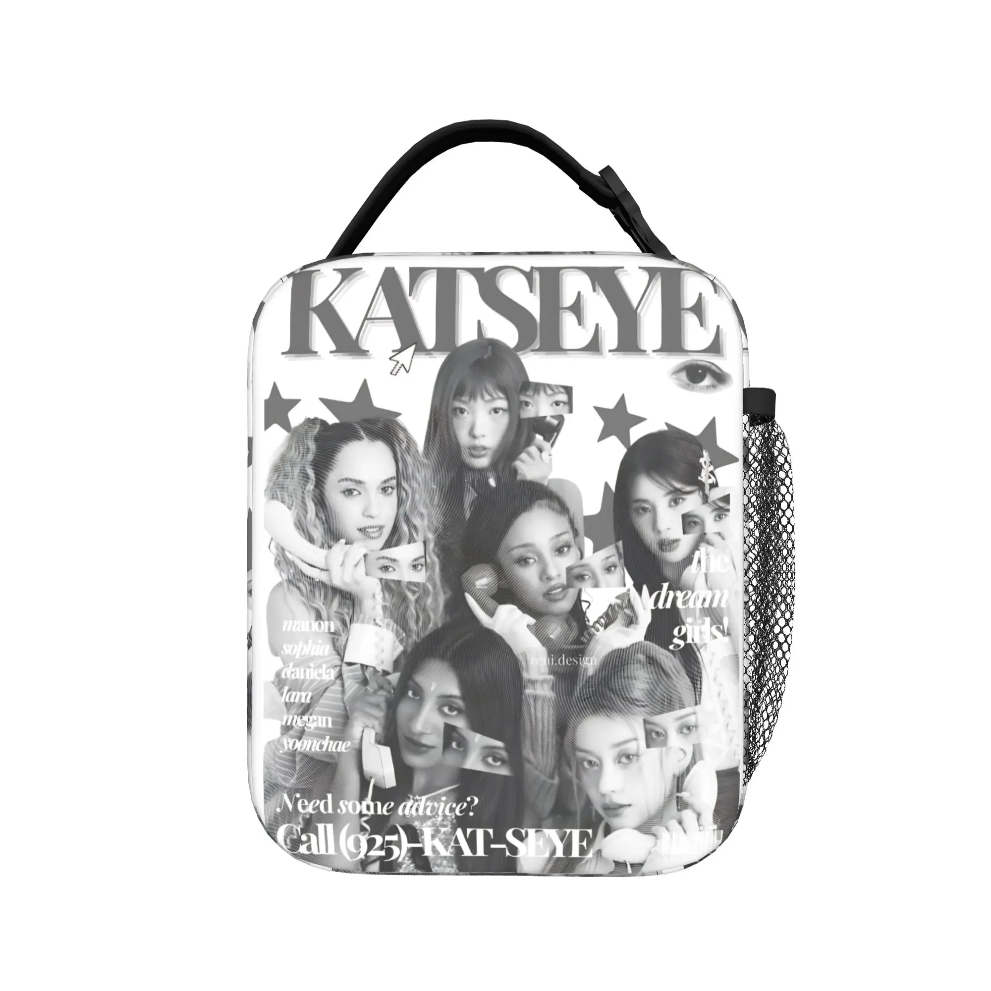 Korean Kpop Band Gril Group KATSEYE Lunch Bag Leisure Lunch Box School Insulated Thermal Lunch Bags For Child Cooler Bag
Korean Kpop Band Gril Group KATSEYE Lunch Bag Leisure Lunch Box School Insulated Thermal Lunch Bags For Child Cooler Bag