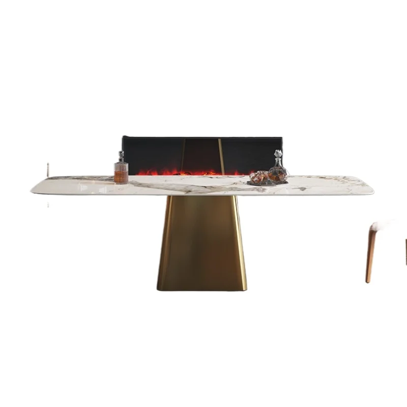 Легкая роскошная маленькая квартира, современный простой высококачественный яркий итальянский прямоугольный обеденный стол из нержавеющей стали
Легкая роскошная маленькая квартира, современный простой высококачественный яркий итальянский прямоугольный обеденный стол из нержавеющей стали