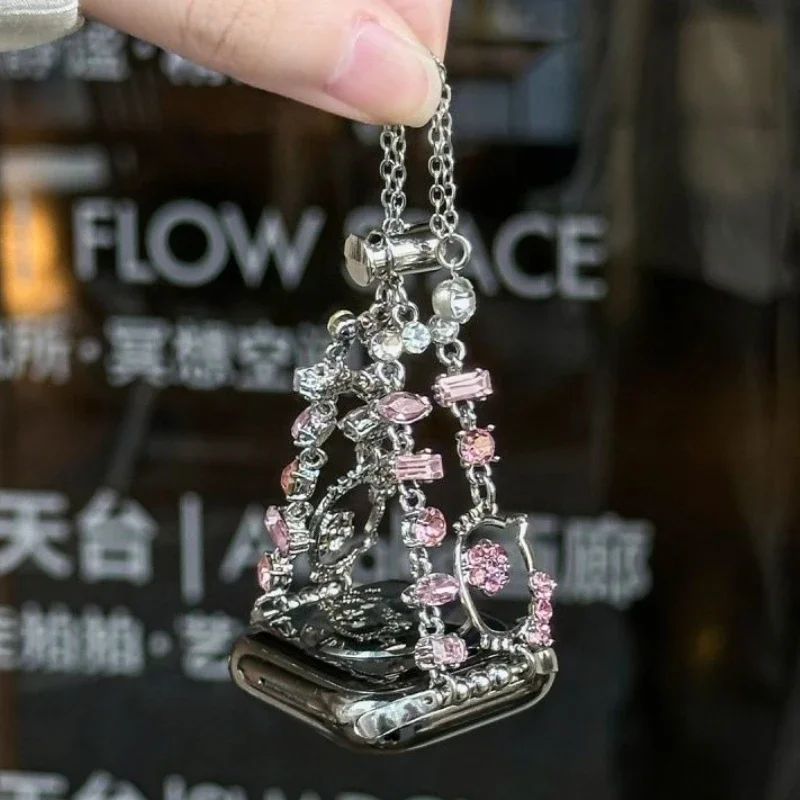 KT flash diamond hollow out compatible with 38/40/41/42/44/45/46/49mm compatible with Apple Watch strap Ultra/Se10/9/8/7/6/5/4/3
KT flash diamond hollow out compatible with 38/40/41/42/44/45/46/49mm compatible with Apple Watch strap Ultra/Se10/9/8/7/6/5/4/3