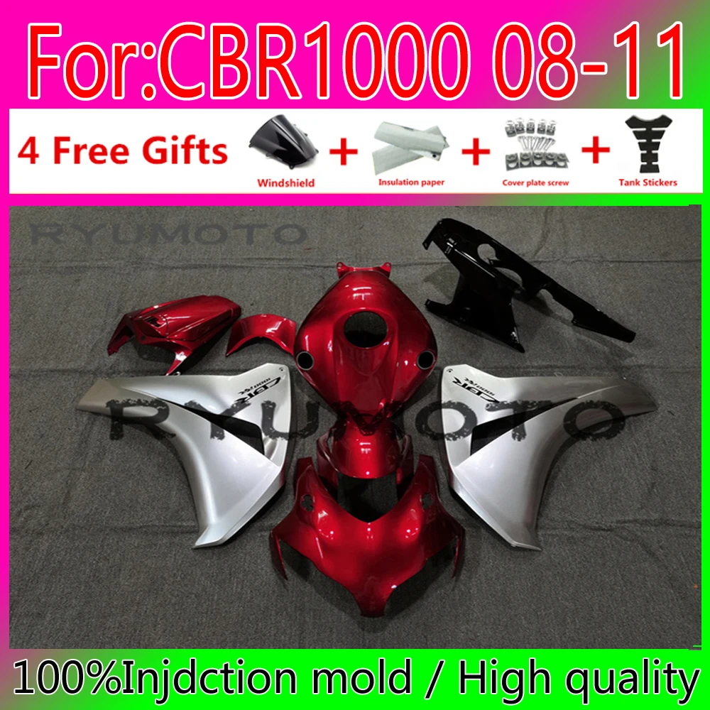 Injection New ABS Whole Fairings Kits For Honda CBR 1000 RR 2008 2011 CBR1000rr 2008 2009 2010 2011 Fairing red gray
Injection New ABS Whole Fairings Kits For Honda CBR 1000 RR 2008 2011 CBR1000rr 2008 2009 2010 2011 Fairing red gray