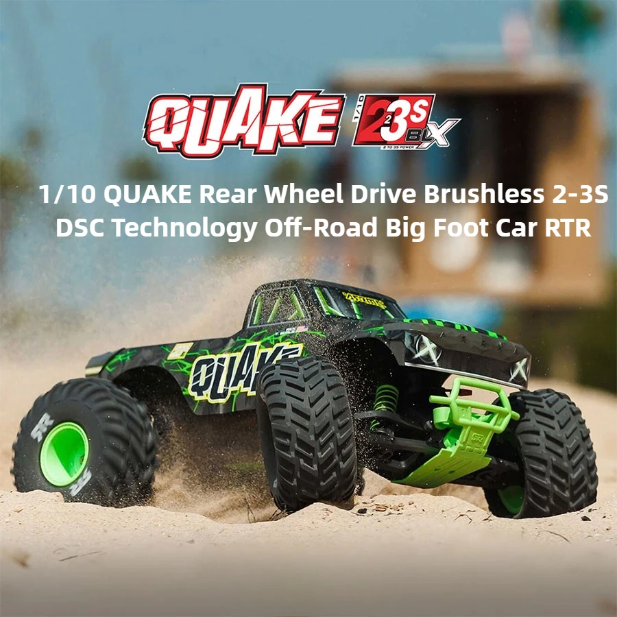ARRMA QUAKE RC Car 1/10 2WD 2S/3S 4000KV Бесщеточный RC Off-Road Monster Truck DSC Электрический автомобиль с дистанционным управлением Игрушечный подарок
ARRMA QUAKE RC Car 1/10 2WD 2S/3S 4000KV Бесщеточный RC Off-Road Monster Truck DSC Электрический автомобиль с дистанционным управлением Игрушечный подарок