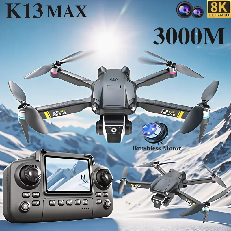 K13 MAX Drone 8K With HD Dual Camera 5G Profesional Smart Obstacle Avoidance FPV WIFI Brushless Motor aerial Quadcopter Toy Gift 
K13 MAX Drone 8K With HD Dual Camera 5G Profesional Smart Obstacle Avoidance FPV WIFI Brushless Motor aerial Quadcopter Toy Gift
