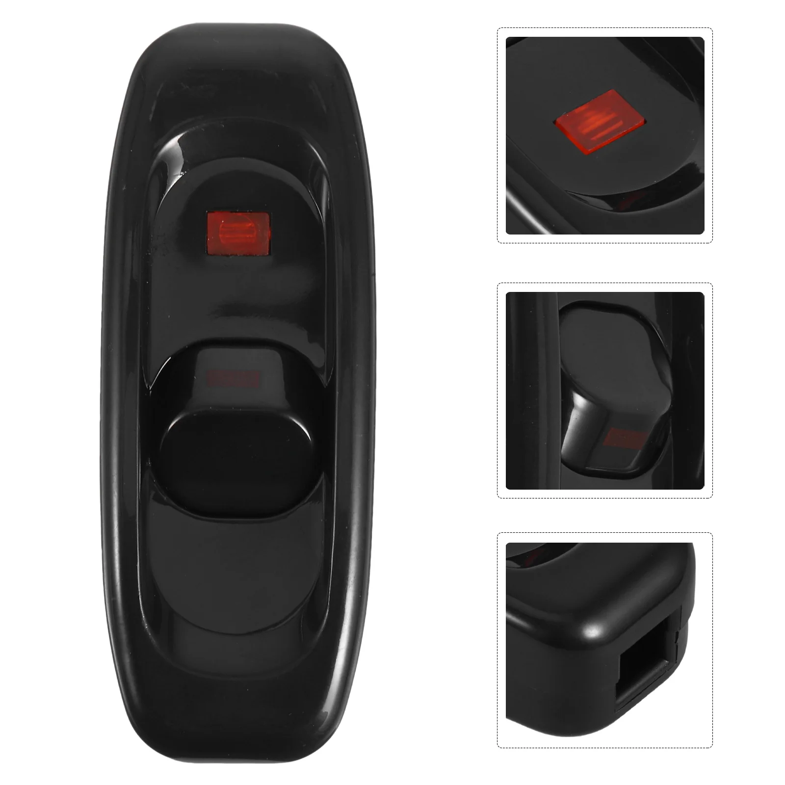 Bedside Light Indicator Rocker For Table Lamps Desk Lights Home Appliances Inline Power Control Switch