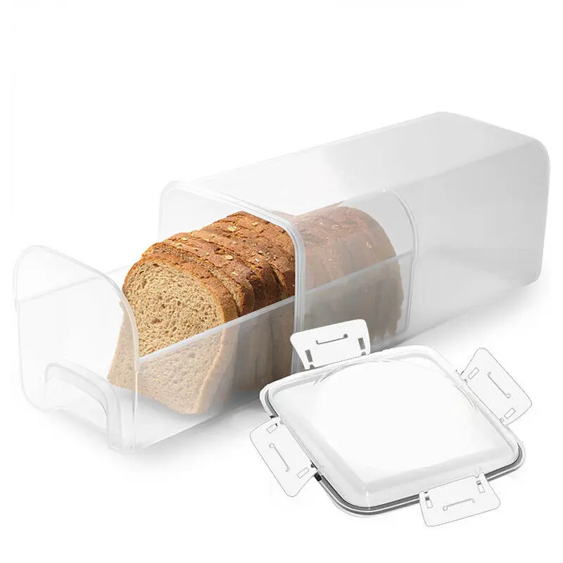 1PC Bread Box With Sealing Lid And Tray Multifunctional Sandwich Bread Storage Box Pasta Storage Box Multigrain Jar New
1PC Bread Box With Sealing Lid And Tray Multifunctional Sandwich Bread Storage Box Pasta Storage Box Multigrain Jar New