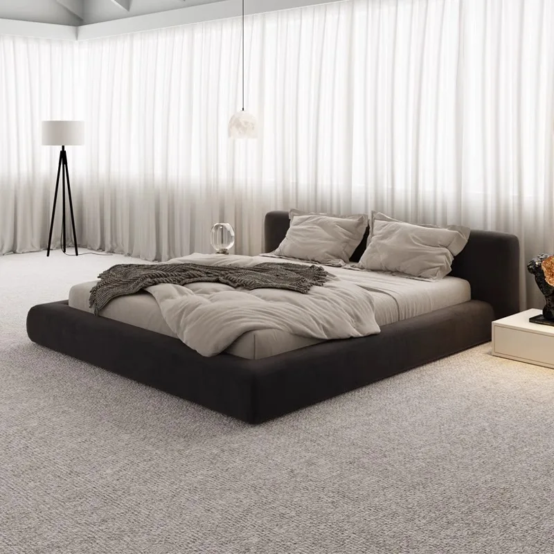 Customizable modern minimalist black cotton and linen fabric bed Italian minimalist Nordic small apartment
Customizable modern minimalist black cotton and linen fabric bed Italian minimalist Nordic small apartment