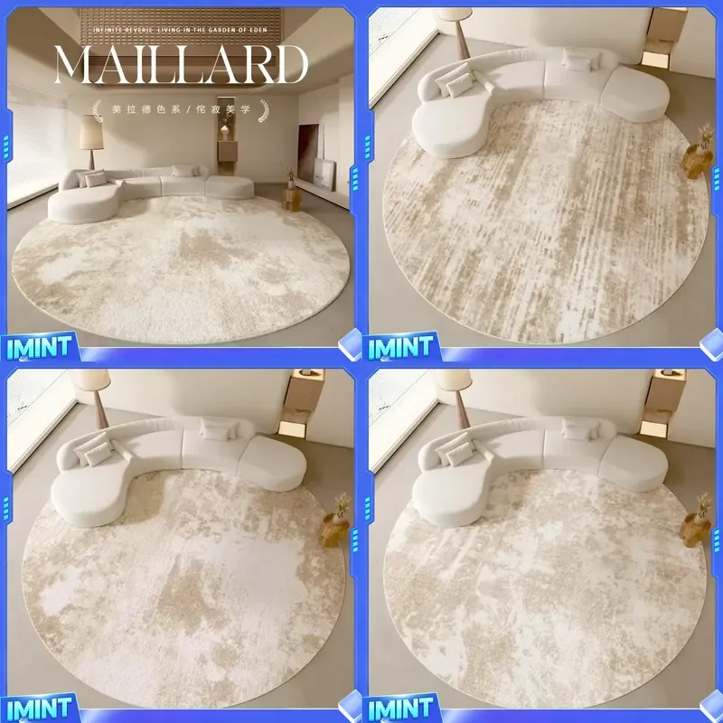 Maillard Color Carpets for Living Room Wabi-sabi Style Bedroom Decor Plush Carpet Fluffy Soft Round Log Rug Large Area Thick
Maillard Color Carpets for Living Room Wabi-sabi Style Bedroom Decor Plush Carpet Fluffy Soft Round Log Rug Large Area Thick