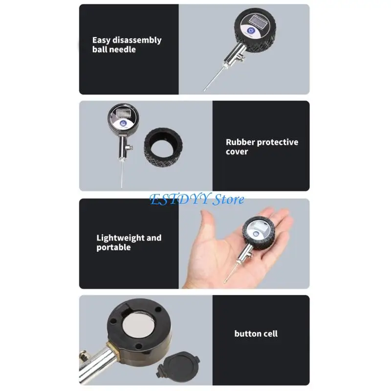 G6DE Multiple Sport Ball Accessory Precisions Digital Gauges with Shockproofed
G6DE Multiple Sport Ball Accessory Precisions Digital Gauges with Shockproofed