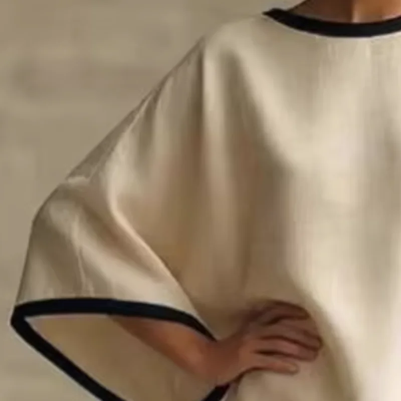 Comfortable Loose Fit Women's Suit Batwing Long Sleeve Crew Neck Top And Wide Leg Pants Matching Sets, Loose Lounge Outfits
Comfortable Loose Fit Women's Suit Batwing Long Sleeve Crew Neck Top And Wide Leg Pants Matching Sets, Loose Lounge Outfits