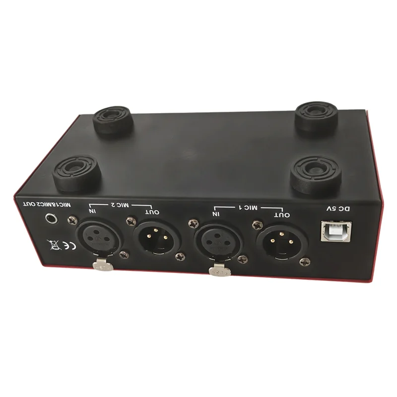 ABAC-Dual Mixed Output Phantom Power Supply 48V USB For Condenser Microphones Music Recording Equipment With Double XLR Cable
ABAC-Dual Mixed Output Phantom Power Supply 48V USB For Condenser Microphones Music Recording Equipment With Double XLR Cable