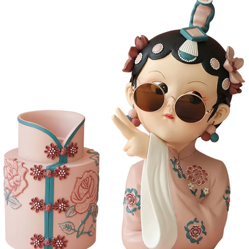 luxury cheongsam vase antique ornaments high sense living room flower arrangement porch TV wine cabinet home decoration
luxury cheongsam vase antique ornaments high sense living room flower arrangement porch TV wine cabinet home decoration
