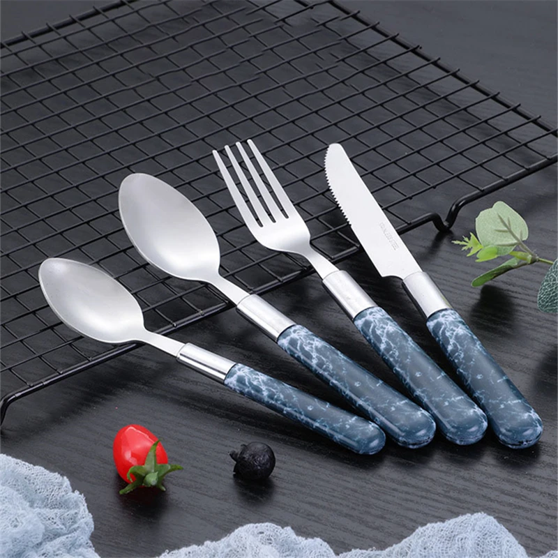 4 шт., набор столовых приборов из нержавеющей стали 304, синий мрамор, дешевые оптовые столовые ложки, вилка, нож, подарок на западник, кухонные аксессуары
4 шт., набор столовых приборов из нержавеющей стали 304, синий мрамор, дешевые оптовые столовые ложки, вилка, нож, подарок на западник, кухонные аксессуары