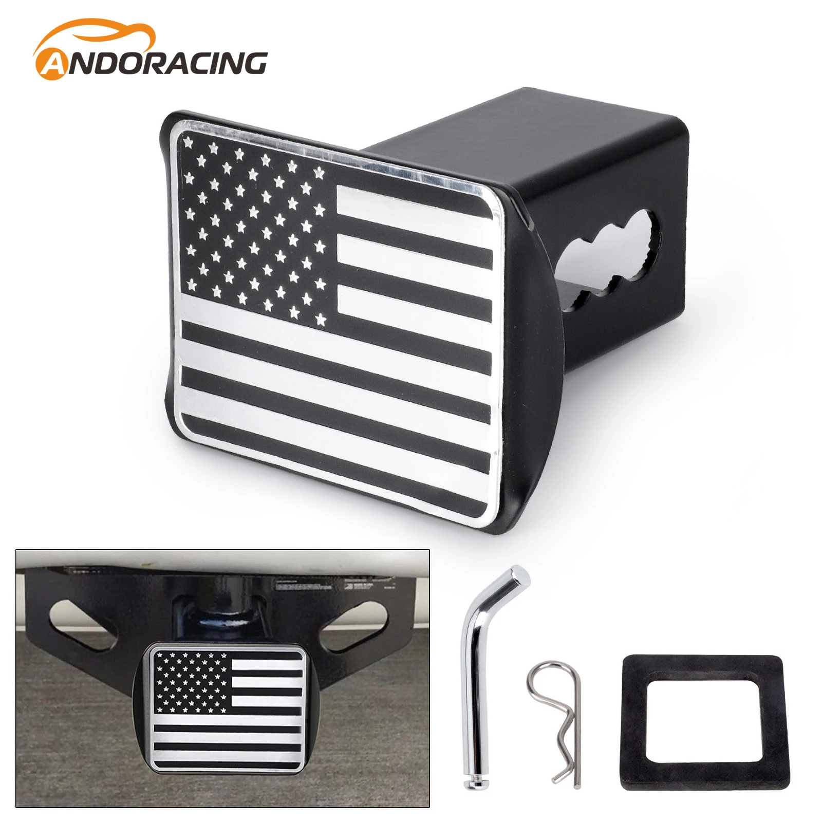 Trailer Hitch Cover Heavy Duty Metal Professional Car Hitch Cap for Pickup Trucks SUV Trailer Hook Cover 2" Flag Badge
Trailer Hitch Cover Heavy Duty Metal Professional Car Hitch Cap for Pickup Trucks SUV Trailer Hook Cover 2" Flag Badge
