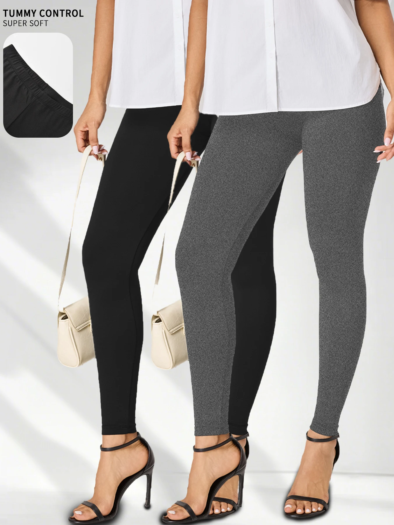 2 Pack Women's Super Soft Leggings High Elasticity No See Through Workout Yoga Running Athletic Push Up Gym Fitness Leggings
2 Pack Women's Super Soft Leggings High Elasticity No See Through Workout Yoga Running Athletic Push Up Gym Fitness Leggings