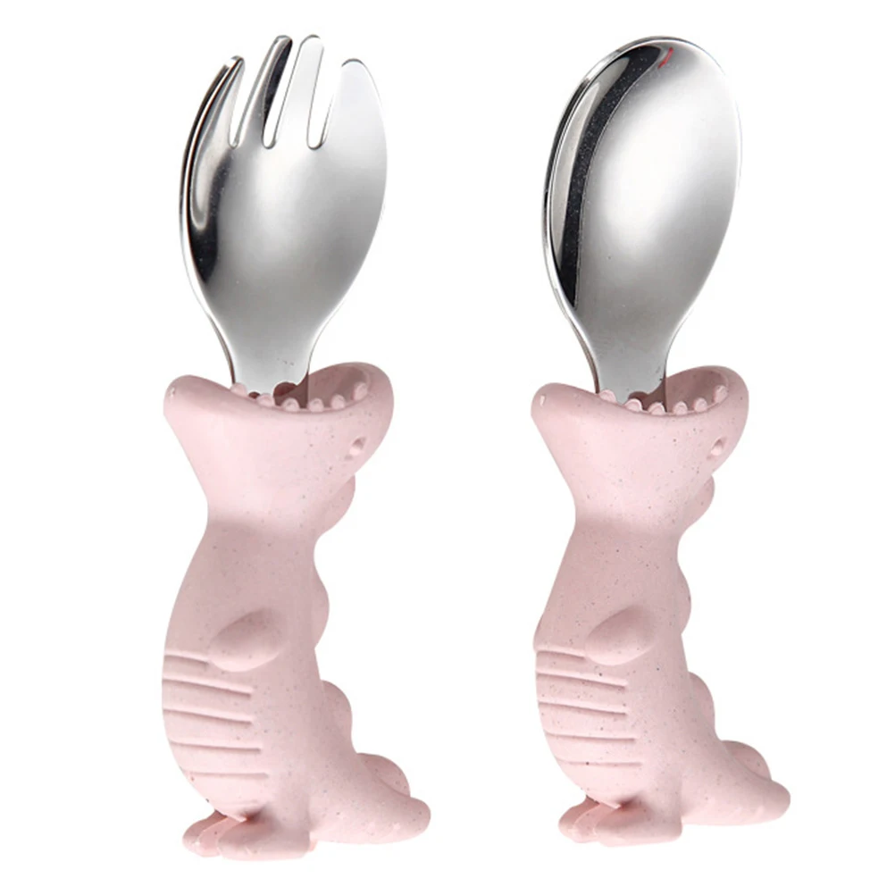 2pcs Training Tableware Baby Fork Spoons Stainless Steel PP H Compact Lightweight Heat Resistant Easy Clean Self Feeding
2pcs Training Tableware Baby Fork Spoons Stainless Steel PP H Compact Lightweight Heat Resistant Easy Clean Self Feeding