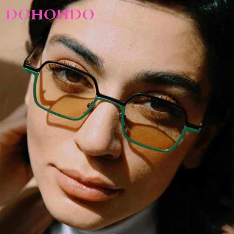 Luxury Designer Small Square Metal Sunglasses Women Men Fashion Retro Sun Glasses Travel Street Photography Shades Unisex UV400
Luxury Designer Small Square Metal Sunglasses Women Men Fashion Retro Sun Glasses Travel Street Photography Shades Unisex UV400