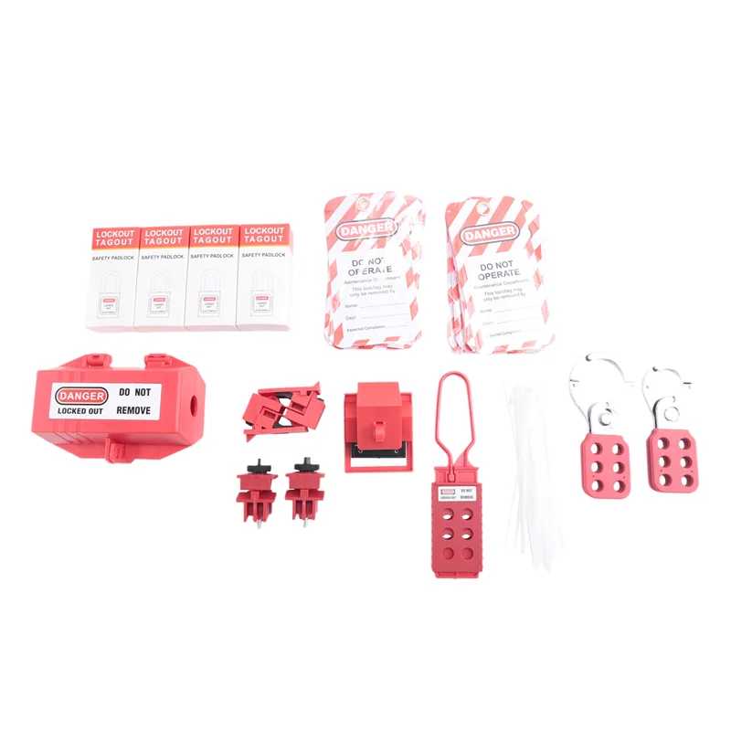 Top Sale Hasp Set Strap, Carrying Case Set Clamp And Universal Multi-Pole Circuit Breaker Lockout