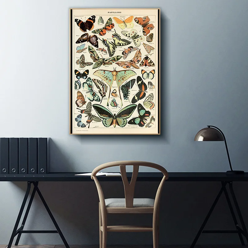 Vintage art poster creatures flora and fauna butterflies insects decorative canvas painting item number
Vintage art poster creatures flora and fauna butterflies insects decorative canvas painting item number