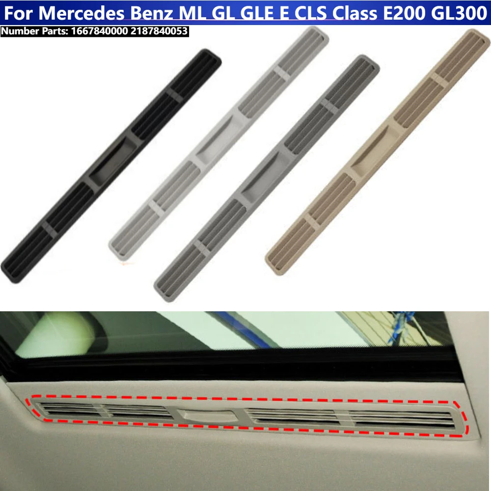 Car Headliner Ventilation Louver Grille Sunroof Handle 1667840000 for Mercedes Benz ML GL GLE E CLS Class 2009-2019
Car Headliner Ventilation Louver Grille Sunroof Handle 1667840000 for Mercedes Benz ML GL GLE E CLS Class 2009-2019