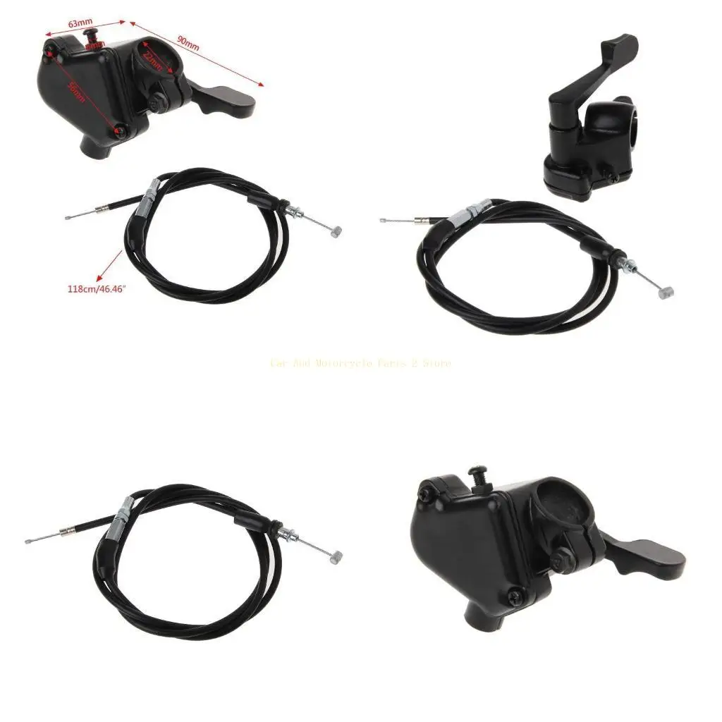 Universal 7/8" 22mm Motorbike Throttle Lever Thumb Control Assembly for ATV Quad
Universal 7/8" 22mm Motorbike Throttle Lever Thumb Control Assembly for ATV Quad