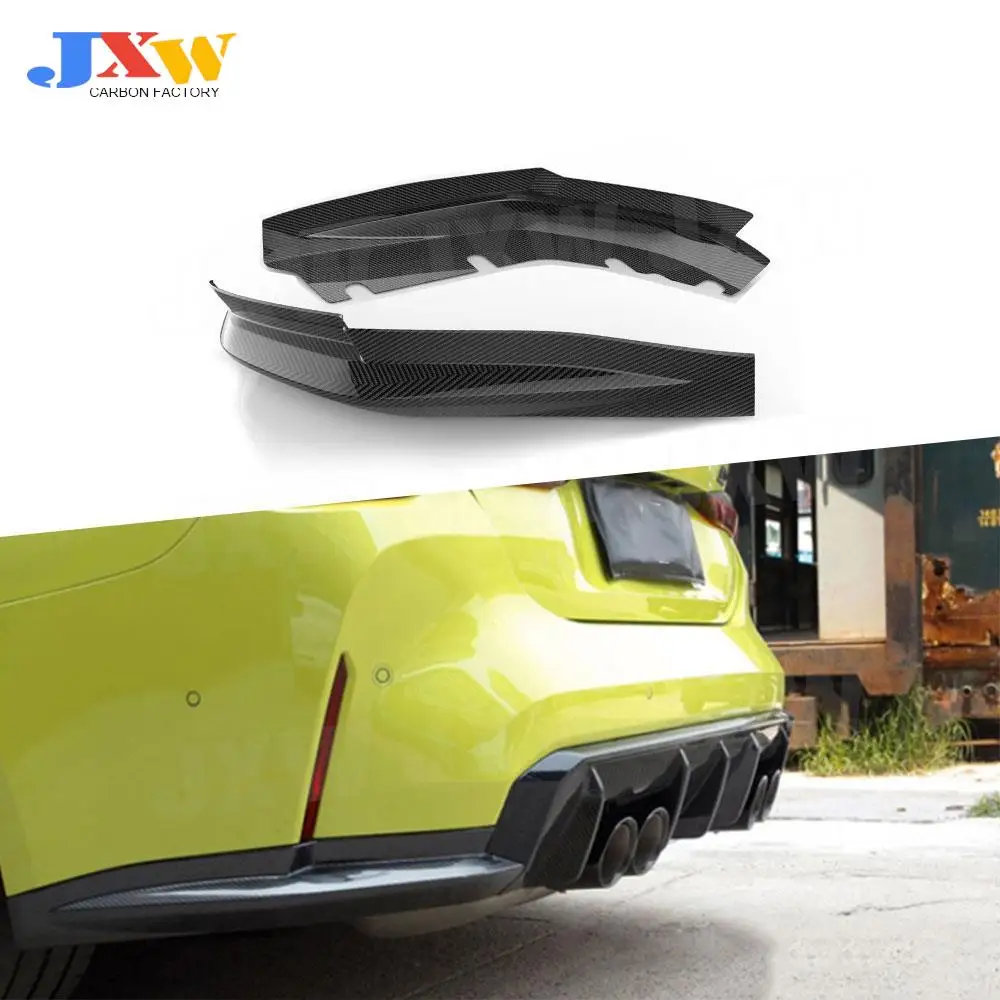 Dry Carbon Fiber Car Rear Bumper Lip Splitters Flaps For BMW 3 Series G80 M3 For 4 Series G82 G83 M4 2021+ FRP
Dry Carbon Fiber Car Rear Bumper Lip Splitters Flaps For BMW 3 Series G80 M3 For 4 Series G82 G83 M4 2021+ FRP