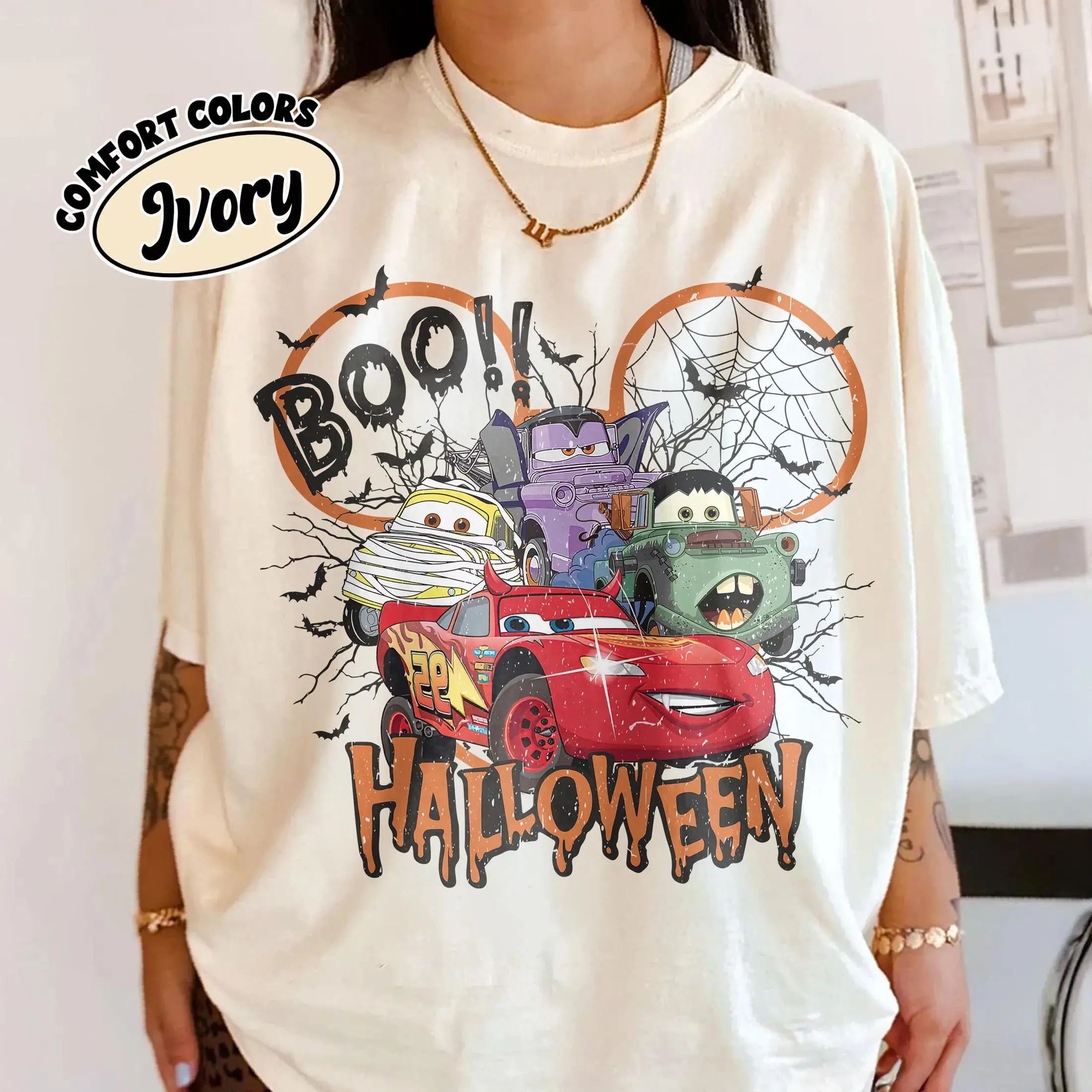 Винтажная удобная красочная рубашка Lightning McQueen на Хэллоуин, футболка, повседневная и стильная всесезонная хлопковая базовая рубашка, винтажная одежда
Винтажная удобная красочная рубашка Lightning McQueen на Хэллоуин, футболка, повседневная и стильная всесезонная хлопковая базовая рубашка, винтажная одежда