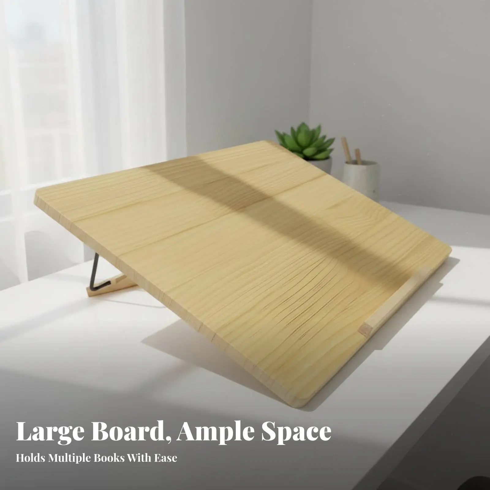 Hardwood Book Stand, Adjustable Desktop Rack, Neck Protection, Multi-Functional Writing Board for Study Room
Hardwood Book Stand, Adjustable Desktop Rack, Neck Protection, Multi-Functional Writing Board for Study Room
