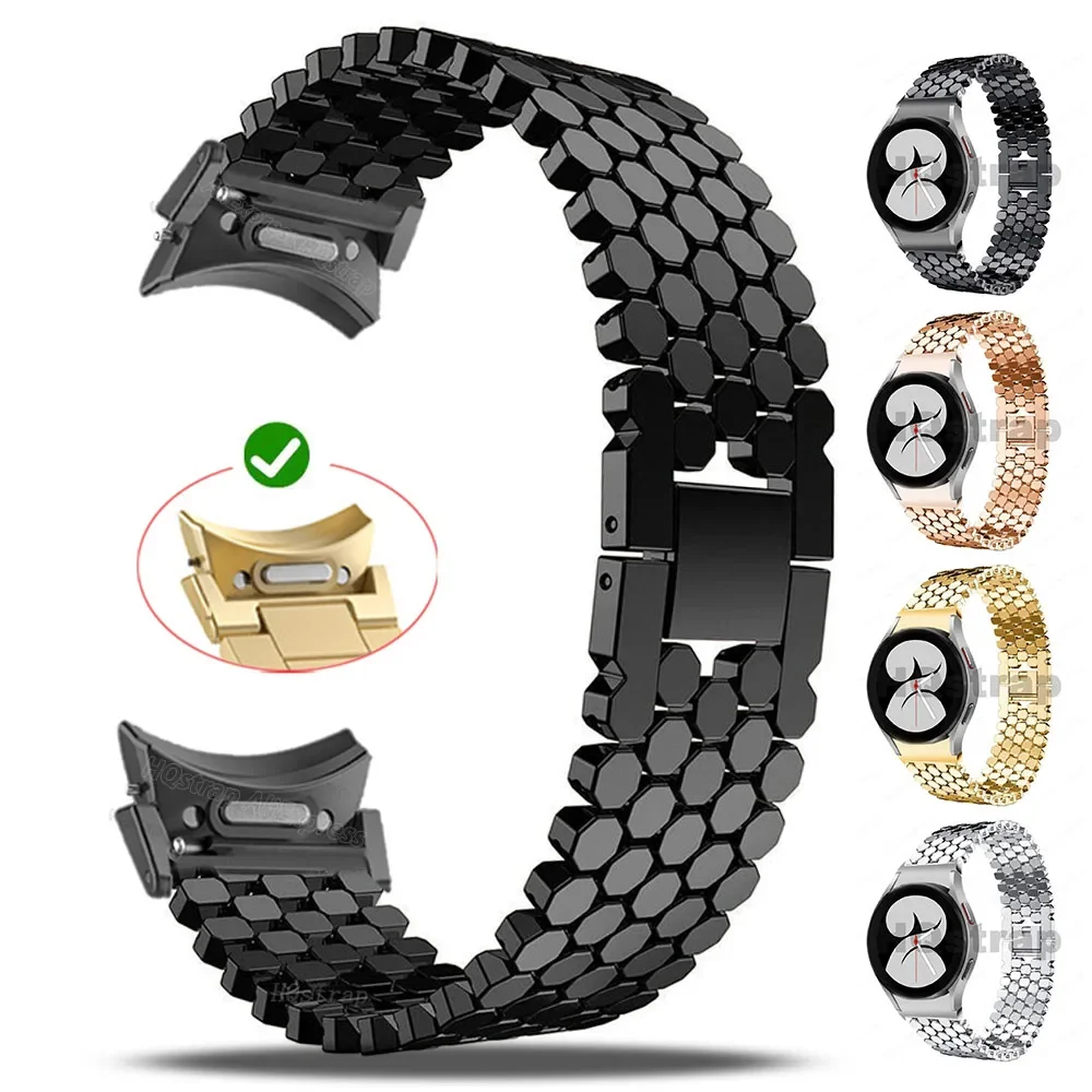 Quick Fit Metal Strap for Samsung Galaxy Watch 6 Classic 47mm 43mm 40mm 44mm band for Samsung Watch 4 5 Pro Curved End Bracelet
Quick Fit Metal Strap for Samsung Galaxy Watch 6 Classic 47mm 43mm 40mm 44mm band for Samsung Watch 4 5 Pro Curved End Bracelet