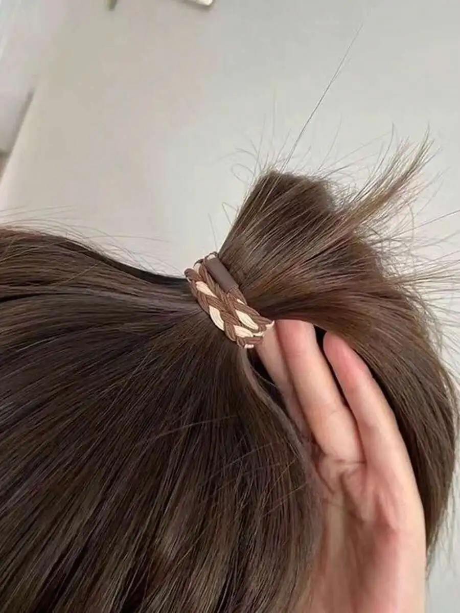 6pcs Stylish Braided Elastic Hair Ties For Women Thick Ponytail Holders Hair Accessories
6pcs Stylish Braided Elastic Hair Ties For Women Thick Ponytail Holders Hair Accessories