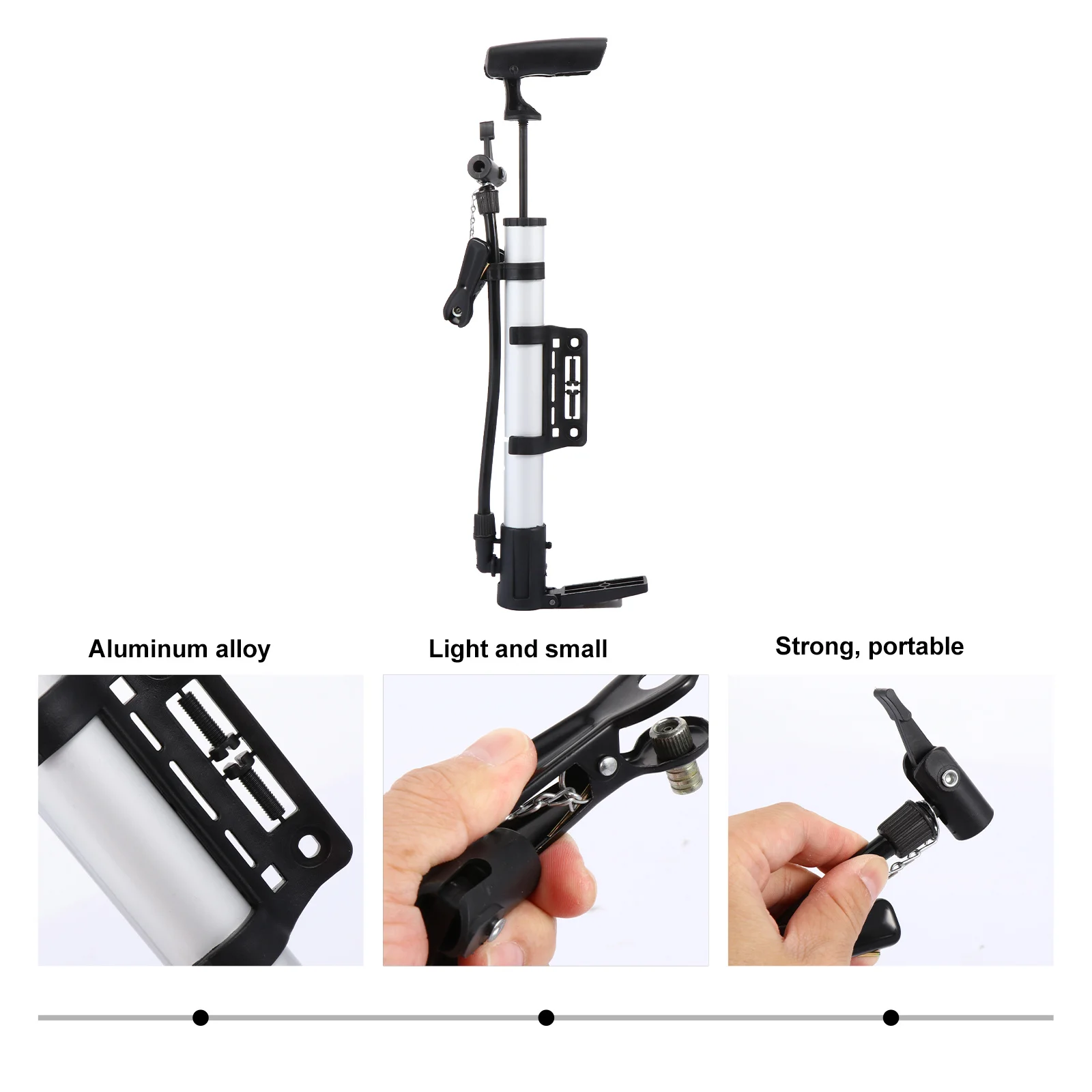 Portable Tire Pump Air Bike Foot Inflator Car Bicycle High Quality Aluminum Alloy Mini
Portable Tire Pump Air Bike Foot Inflator Car Bicycle High Quality Aluminum Alloy Mini