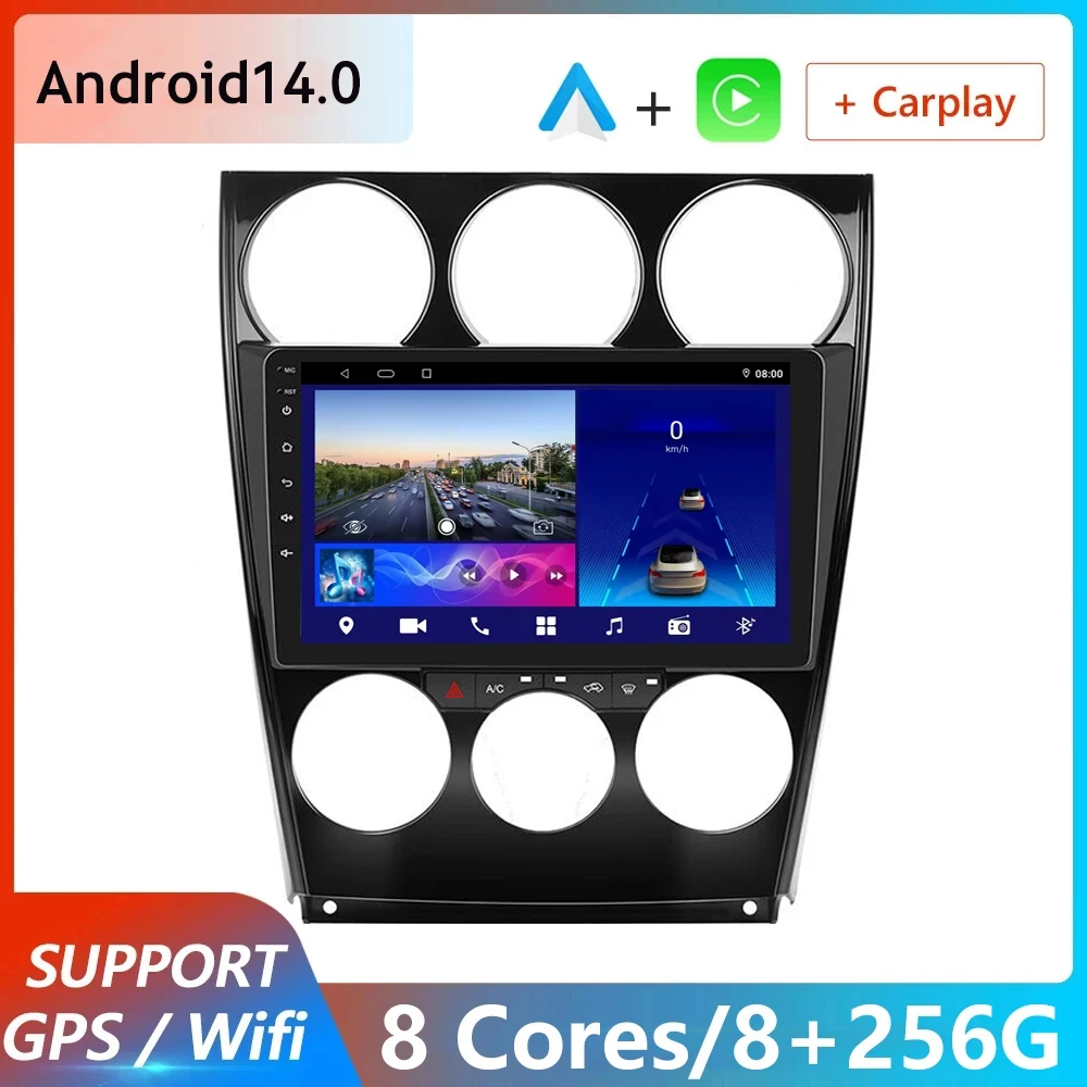 Android 14 для Mazda 6 2002 2003 2004-2008 автомобильное радио, мультимедийный видеоплеер, навигация GPS, беспроводной Carplay DVR BT NO 2 Din DVD
Android 14 для Mazda 6 2002 2003 2004-2008 автомобильное радио, мультимедийный видеоплеер, навигация GPS, беспроводной Carplay DVR BT NO 2 Din DVD