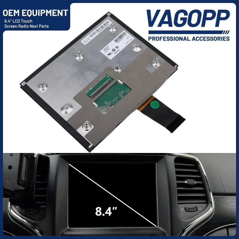 8.4Inch LCD Display LA084X01(SL)(01) la084x01 sl 02 For Jeep Chrysler Dodge with Capacitor Touch Screen Digitizer /With Frame
8.4Inch LCD Display LA084X01(SL)(01) la084x01 sl 02 For Jeep Chrysler Dodge with Capacitor Touch Screen Digitizer /With Frame