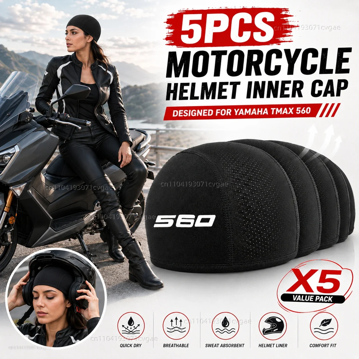 5pcs Motorcycle Helmet Inner Cap Hat Quick Dry Breathable Hat Racing Cap X5 For YAMAHA TMAX 560 530 TECH MAX T-MAX Tmax530 dx sx
5pcs Motorcycle Helmet Inner Cap Hat Quick Dry Breathable Hat Racing Cap X5 For YAMAHA TMAX 560 530 TECH MAX T-MAX Tmax530 dx sx