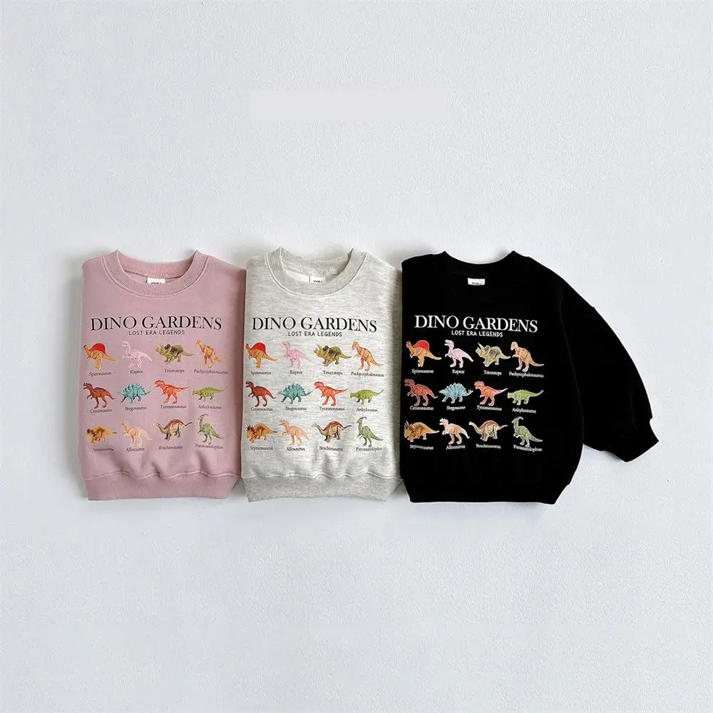 2025 Autumn New Children Long Sleeve Sweatshirt Cotton Boys Girls Cartoon Print Pullover Kids Casual Dinosaur Tops Baby Clothes
2025 Autumn New Children Long Sleeve Sweatshirt Cotton Boys Girls Cartoon Print Pullover Kids Casual Dinosaur Tops Baby Clothes