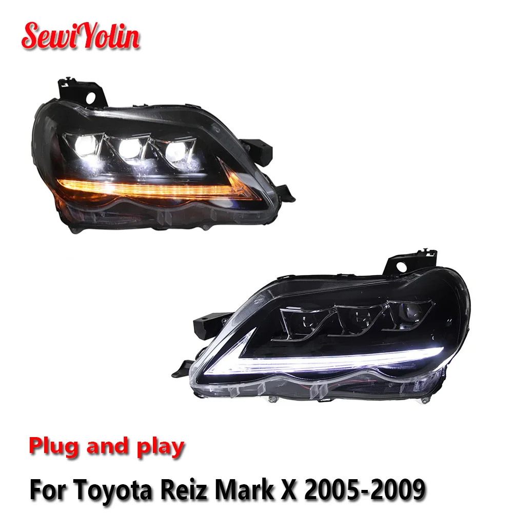 Car LED Headlight Light Assemblies For Toyota Reiz Mark X 2005-2009 Auto Fog DRL Brake Turn Signal Lamp Plug and Play
Car LED Headlight Light Assemblies For Toyota Reiz Mark X 2005-2009 Auto Fog DRL Brake Turn Signal Lamp Plug and Play