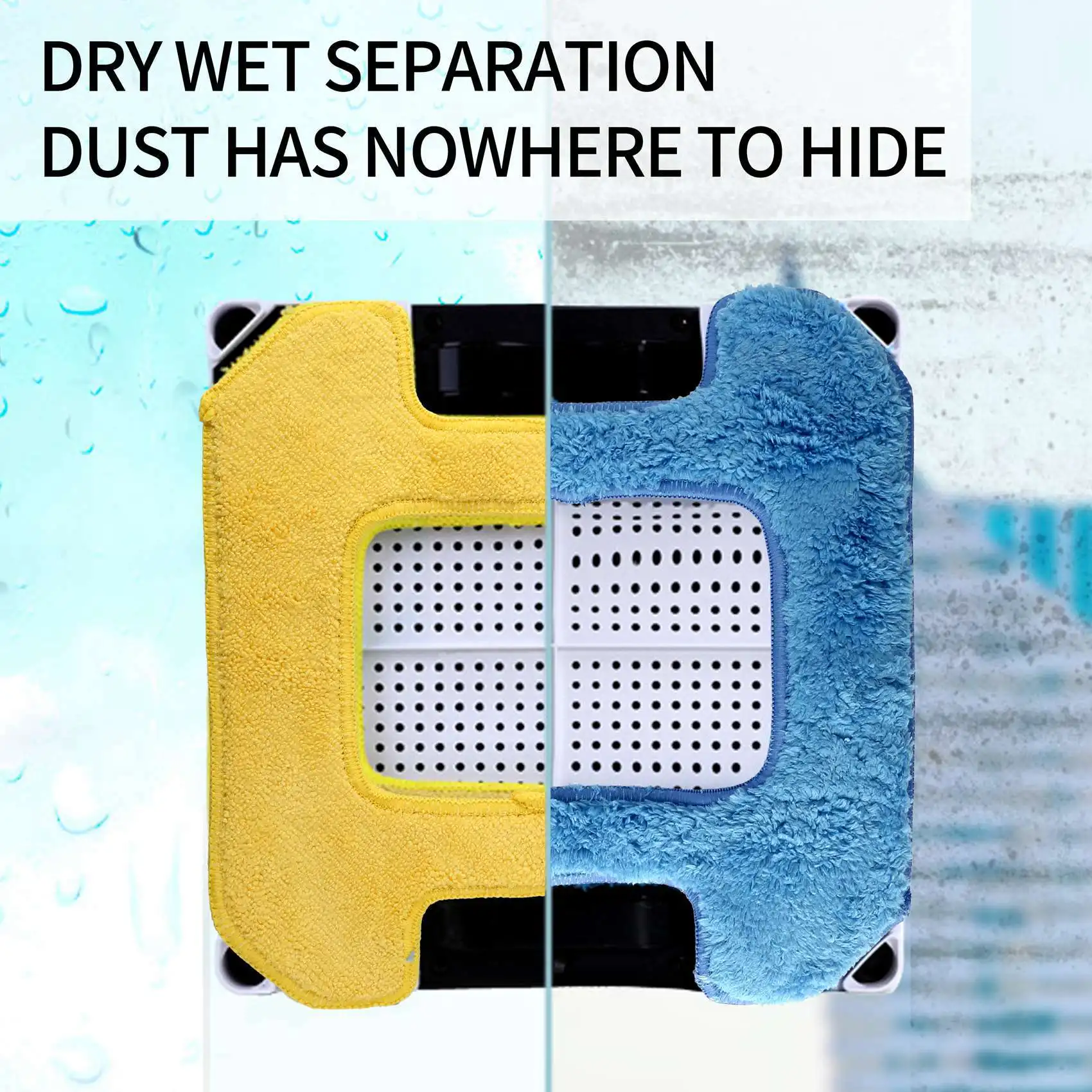 N98R 3Pc Wet Cleaning + 2Pc Dry Rubbing Mop Pads For Hobot 268 Window Cleaning Robot
N98R 3Pc Wet Cleaning + 2Pc Dry Rubbing Mop Pads For Hobot 268 Window Cleaning Robot