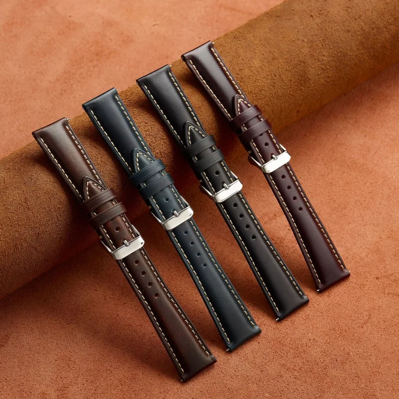 18mm 19mm 20mm 21mm 22mm Quick Release Vintage Oil Wax Leather Watch Strap Replacement for Universal Waterproof Watch Bracelet
18mm 19mm 20mm 21mm 22mm Quick Release Vintage Oil Wax Leather Watch Strap Replacement for Universal Waterproof Watch Bracelet