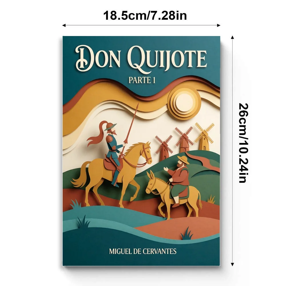 Don Quixote Part 1 (Spanish Edition) by Miguel de Cervantes — Classic Novel in Spanish Language Paperback, Knights
Don Quixote Part 1 (Spanish Edition) by Miguel de Cervantes — Classic Novel in Spanish Language Paperback, Knights