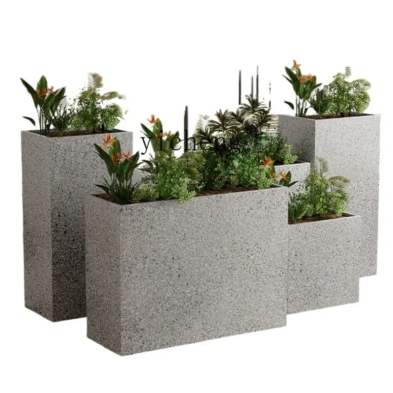 outdoor imitation terrazzo flower box combination outer pendulum partition flower bed courtyard terrace planting box
outdoor imitation terrazzo flower box combination outer pendulum partition flower bed courtyard terrace planting box