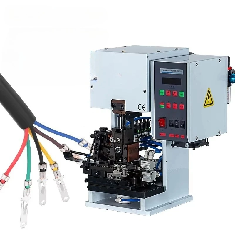 Автоматический станок для зачистки и обжима проводов AWG36-AWG16, обработка кабеля, сила обжима 2Т, 750Вт, оборудование для производства кабеля
Автоматический станок для зачистки и обжима проводов AWG36-AWG16, обработка кабеля, сила обжима 2Т, 750Вт, оборудование для производства кабеля
