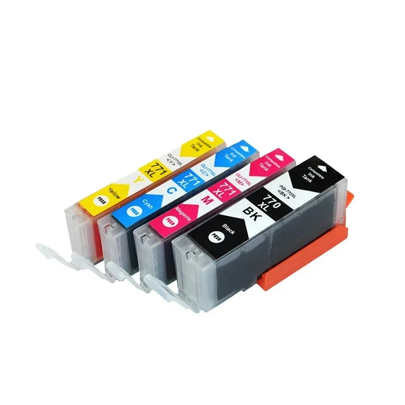 Совместимые картриджи PGI770 CLI771 для принтера Canon PIXMA MG5770 MG6870, чернила PGI-770 CLI-771
Совместимые картриджи PGI770 CLI771 для принтера Canon PIXMA MG5770 MG6870, чернила PGI-770 CLI-771