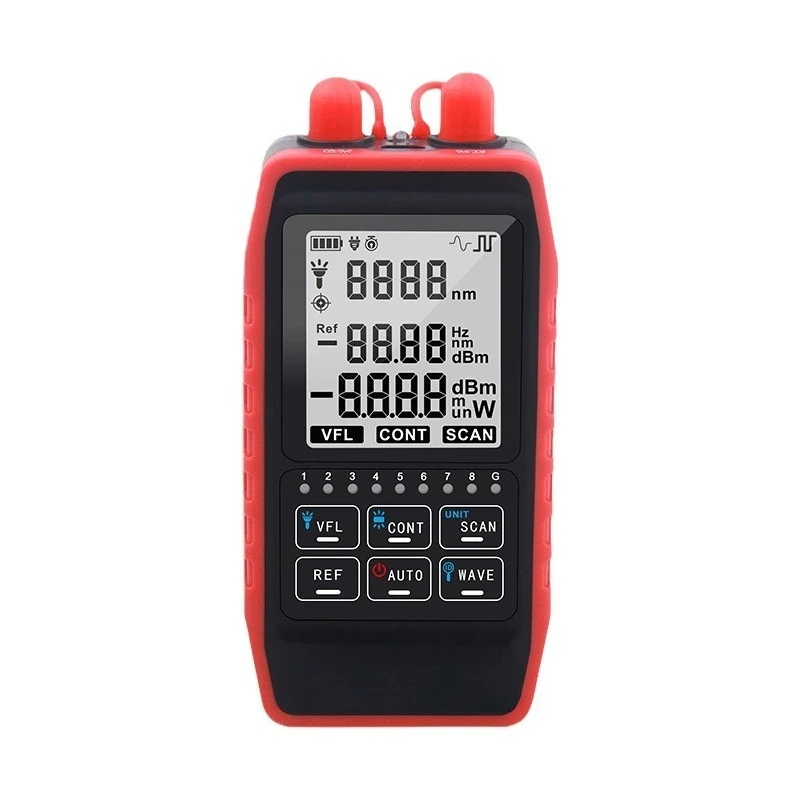 Multifunctional Optical Power Meter Red Light Source Integrated Fiber Network Line Finder
Multifunctional Optical Power Meter Red Light Source Integrated Fiber Network Line Finder