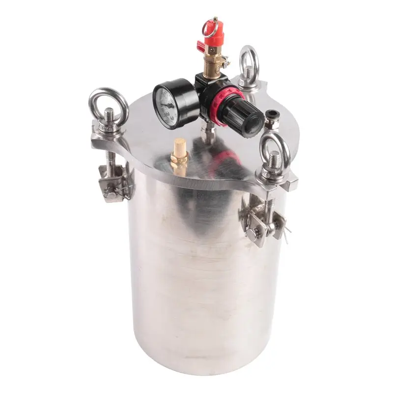 A93Z Quality Dispenser Pressure Tank 304 Stainless Steel Pressure Barrel Dispensing Valve Fluid Dispensing Storage Bucket
A93Z Quality Dispenser Pressure Tank 304 Stainless Steel Pressure Barrel Dispensing Valve Fluid Dispensing Storage Bucket