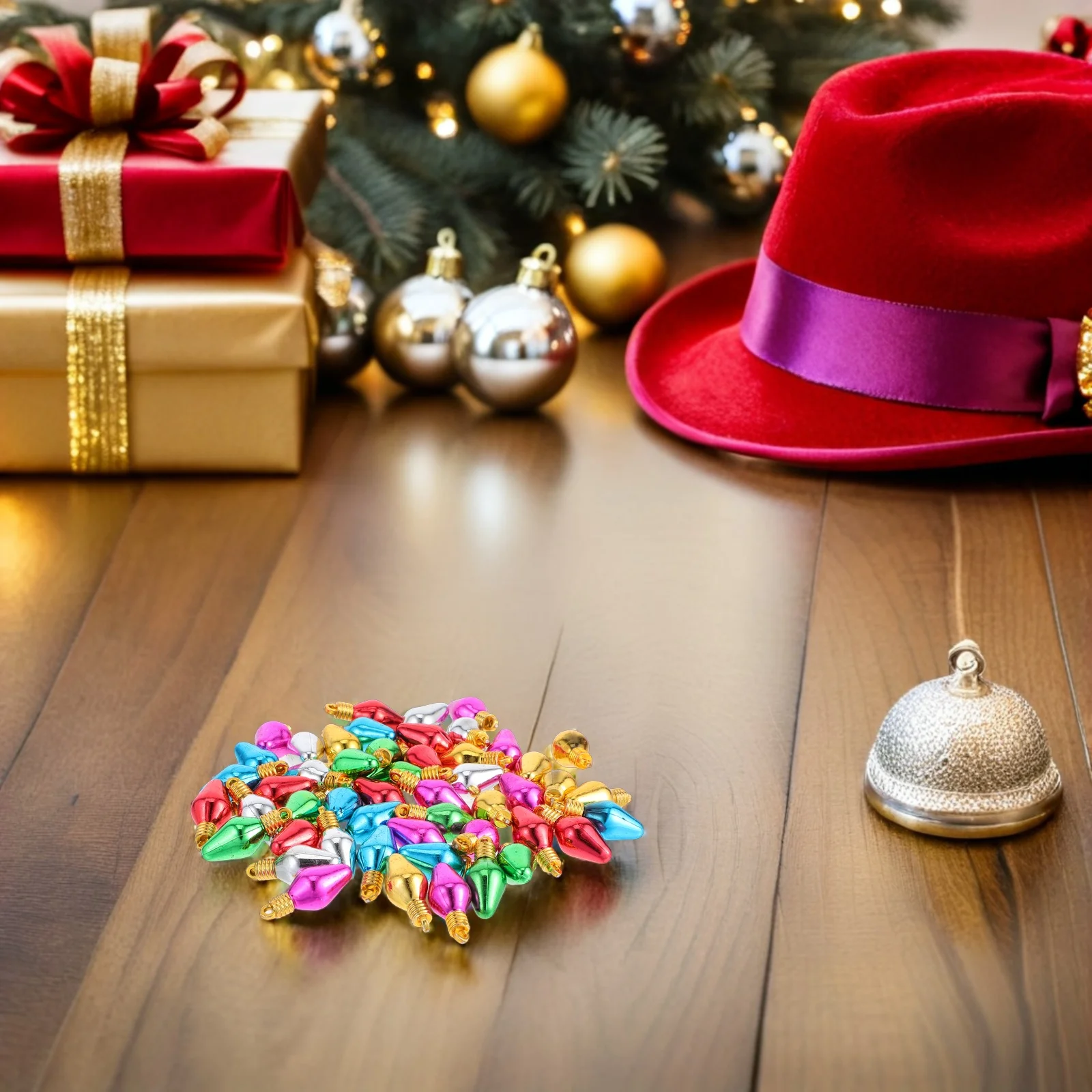 50Pcs Mini Christmas Light Bulb Beads Colorful Xmas Charms for Tree Garland DIY Jewelry Making Decor Mini Light Bulb Beads
50Pcs Mini Christmas Light Bulb Beads Colorful Xmas Charms for Tree Garland DIY Jewelry Making Decor Mini Light Bulb Beads