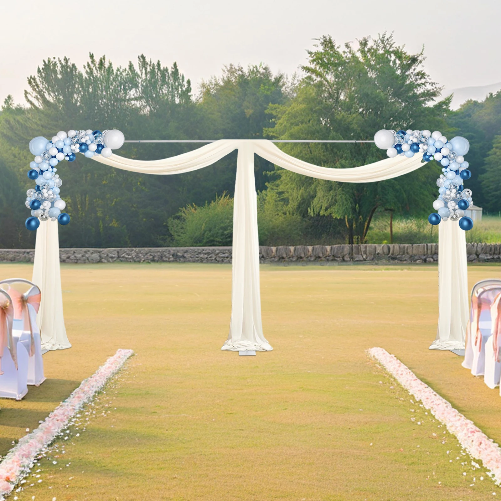 Wedding Arch, 3x6m Wedding Stand, Wedding Backdrop Support, Stainless Steel Frame, Sturdy Pole Decoration for Celebration, Party Entrance Gate, Birthday Anniversary Display Rack, Rust Resistant, Stylish Elegant Background Holder for Event Decor
Wedding Arch, 3x6m Wedding Stand, Wedding Backdrop Support, Stainless Steel Frame, Sturdy Pole Decoration for Celebration, Party Entrance Gate, Birthday Anniversary Display Rack, Rust Resistant, Stylish Elegant Background Holder for Event Decor