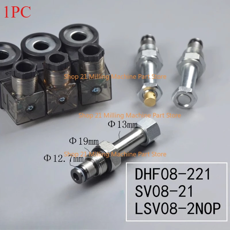 Two-position Two Normally Open DHF08-221 Hydraulic Threaded Cartridge Solenoid Directional Valve SV08-21 LSV08-NOP 
Two-position Two Normally Open DHF08-221 Hydraulic Threaded Cartridge Solenoid Directional Valve SV08-21 LSV08-NOP