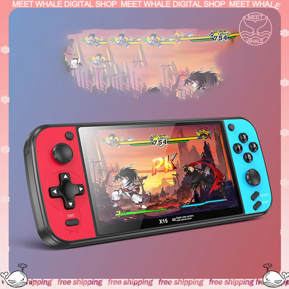 X15 X16 Retro Game Console Handheld Video Game Console 5.5Inch 6.5inch Screen Mini Portable Handheld Built-in Free Game Boy Gift
X15 X16 Retro Game Console Handheld Video Game Console 5.5Inch 6.5inch Screen Mini Portable Handheld Built-in Free Game Boy Gift