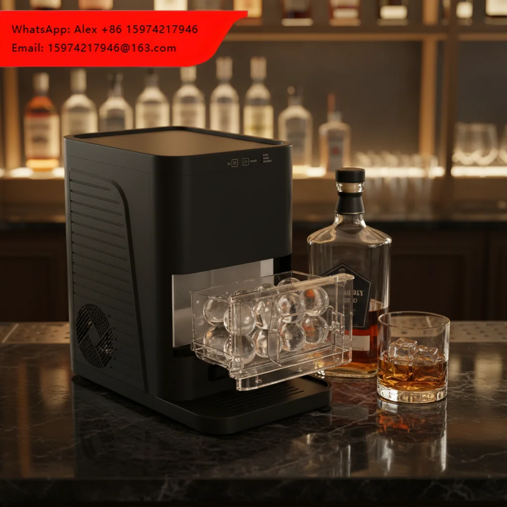 50mm Electric Ice Ball Maker 2pcs/Cycle 72-Piece/Day Professional Hotel Use Ice Machine
50mm Electric Ice Ball Maker 2pcs/Cycle 72-Piece/Day Professional Hotel Use Ice Machine
