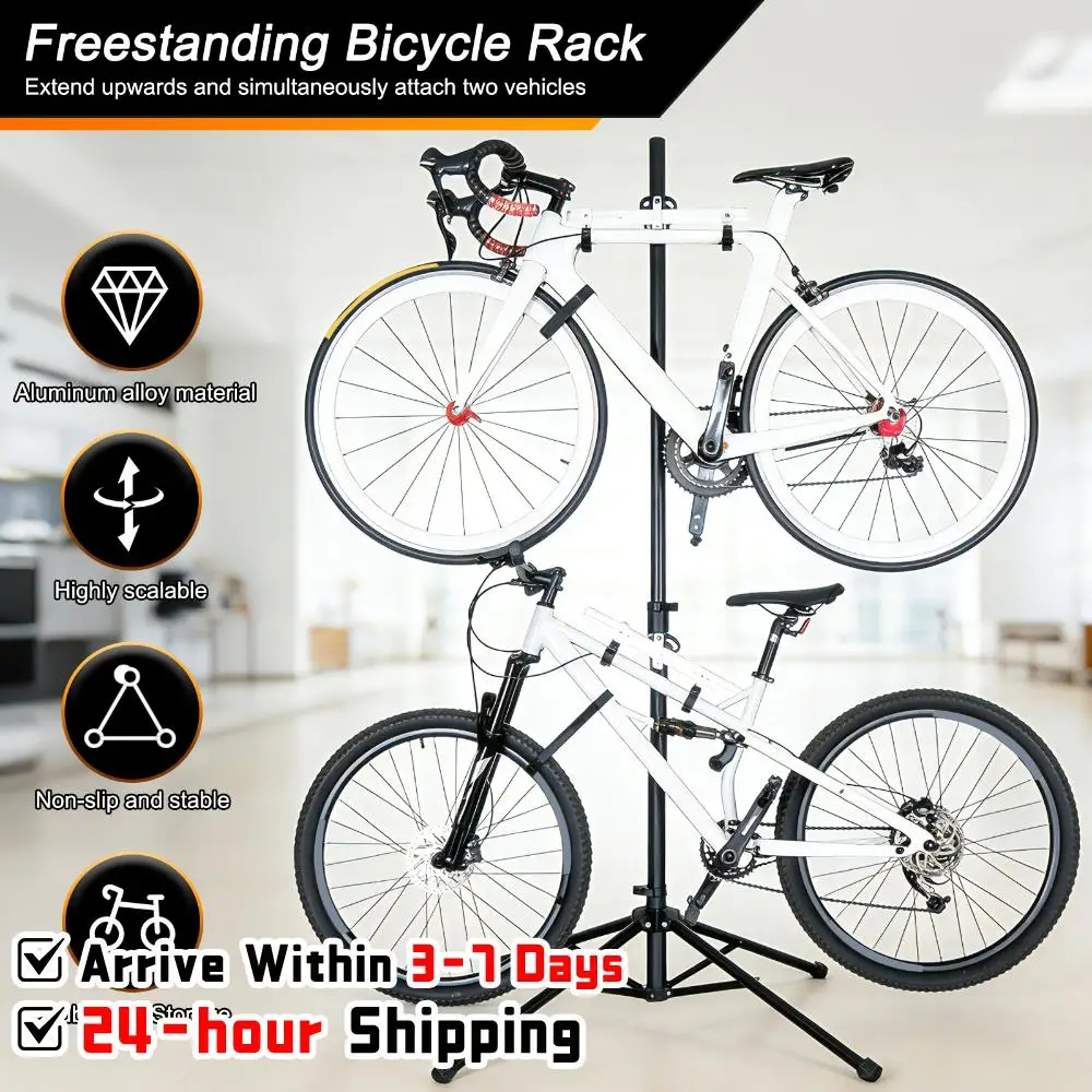 Fully Adjustable Garage Bike Hanger Space Saving Leaning Wall Bike Rack No Drilling Required for Apartment Bikes Safe & Secure
Fully Adjustable Garage Bike Hanger Space Saving Leaning Wall Bike Rack No Drilling Required for Apartment Bikes Safe & Secure