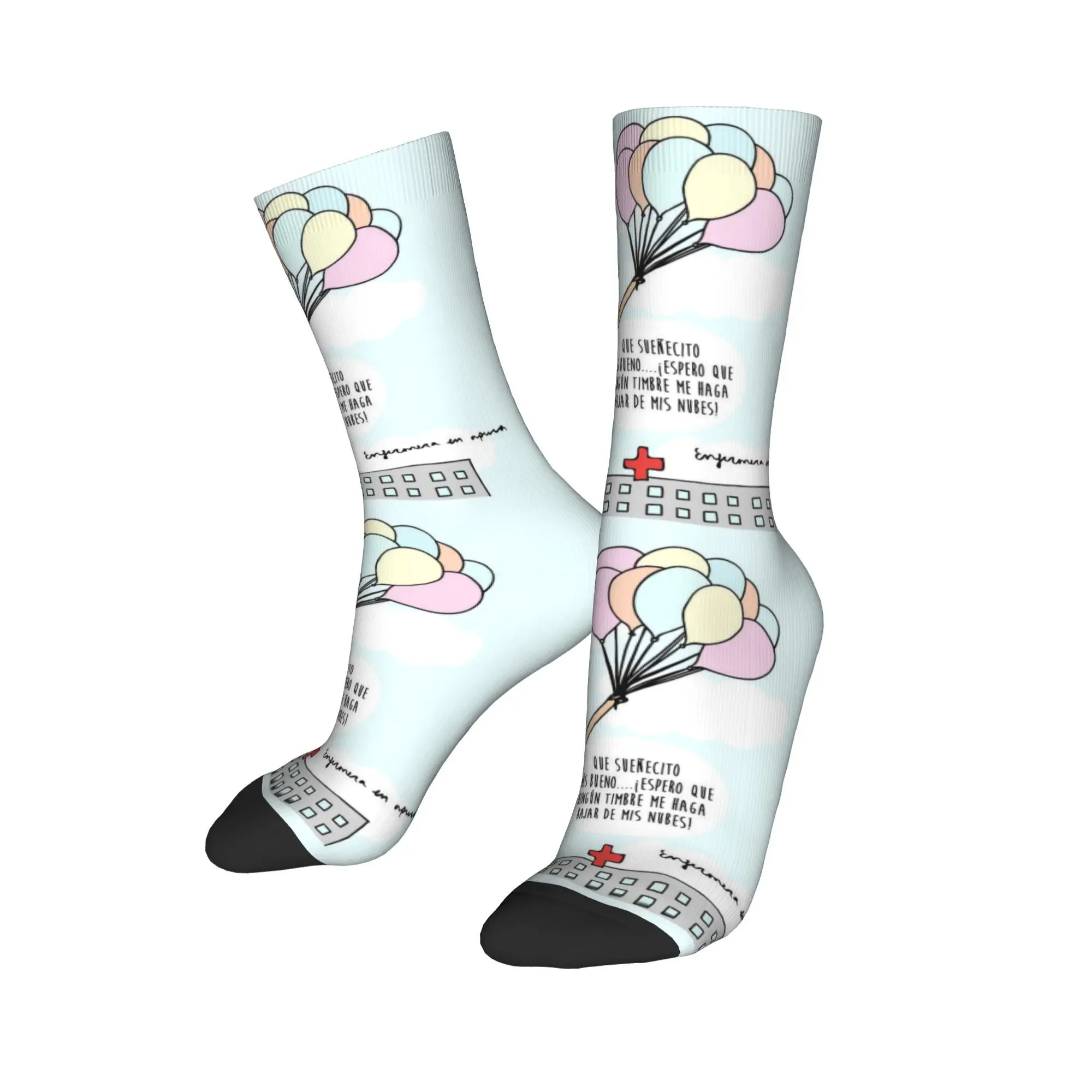 Retro Enfermera En Apuros Doctor Nurse Basketball Socks Medical Medicine Health Polyester Crew Socks for Women Men Non-slip
Retro Enfermera En Apuros Doctor Nurse Basketball Socks Medical Medicine Health Polyester Crew Socks for Women Men Non-slip